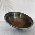 Japanese Ceramic Bowl I Minoyaki Ai-Nagashi Bowl