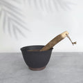 Japanese Suribachi Mortar Bowl | Mino Ware Ceramic Grinding Bowl | Made in Japan | Traditional Japanese Kitchen Tool