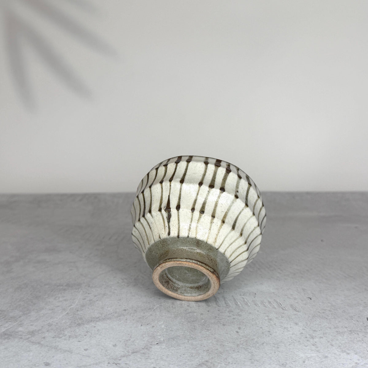 Minoyaki Carved Fine Jyuso Teacup I Made in Japan