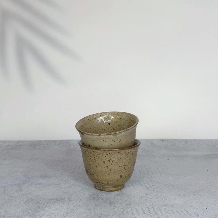 Minoyaki Nagareun Kairagi Sencha Cup | Japanese Yunomi Tea Cup | Mino Ware Pottery | Made in Japan