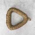 Sea Grass Triangular Trivet | Woven Pot Stand | Natural Seagrass Hot Pad | Handmade Rustic Kitchen Decor