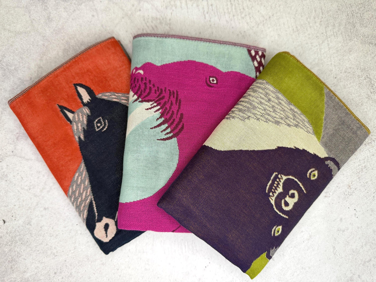 moritaMiW × Kusubashi Monori 4-Ply Gauze Cotton Towel | Japanese Multi-Use Cloth (53x53cm)