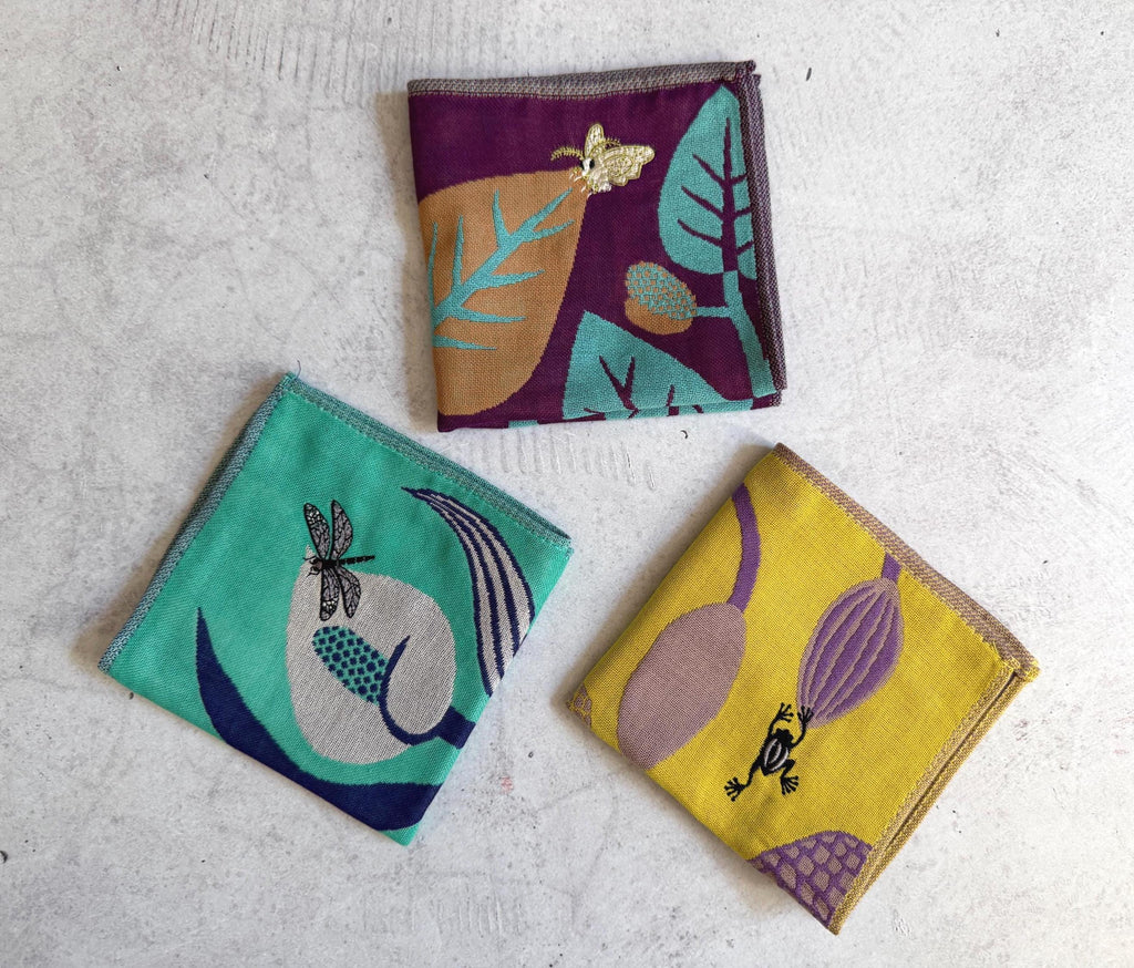 moritaMiW Gauze Handkerchief 25cm | Japanese Cotton Handkerchief | 100% Cotton Gauze Towel