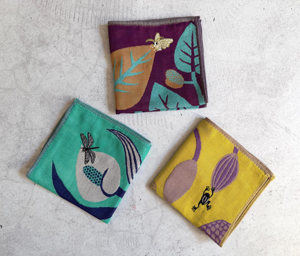 moritaMiW Gauze Handkerchief 25cm | Japanese Cotton Handkerchief | 100% Cotton Gauze Towel