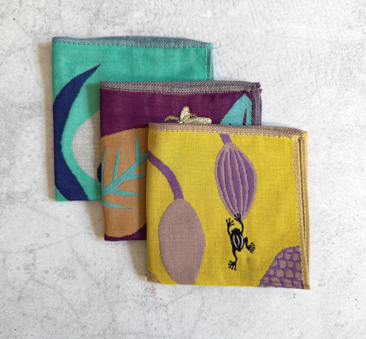 moritaMiW Gauze Handkerchief 25cm | Japanese Cotton Handkerchief | 100% Cotton Gauze Towel