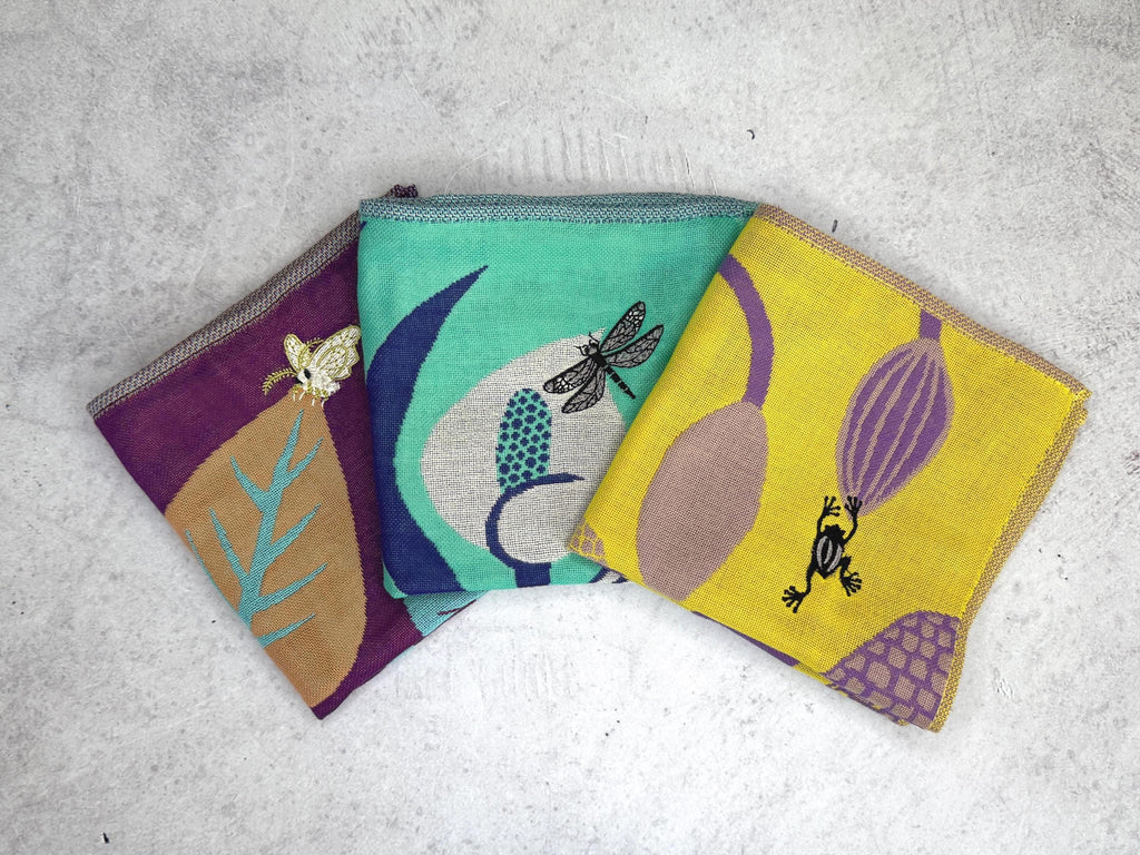 moritaMiW Gauze Handkerchief 25cm | Japanese Cotton Handkerchief | 100% Cotton Gauze Towel