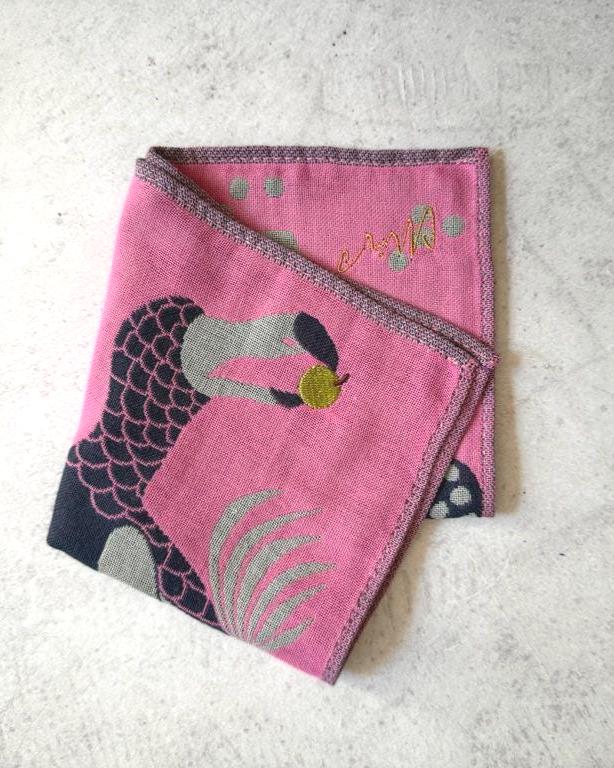 moritaMiW Gauze Handkerchief 25cm | Japanese Pocket Square | 3-Ply Gauze | Soft Lightweight Cotton