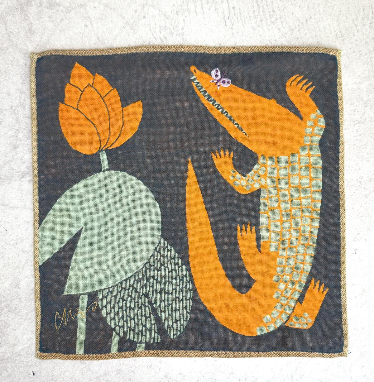 moritaMiW Gauze Handkerchief 25cm | Japanese Pocket Square | 3-Ply Gauze | Soft Lightweight Cotton