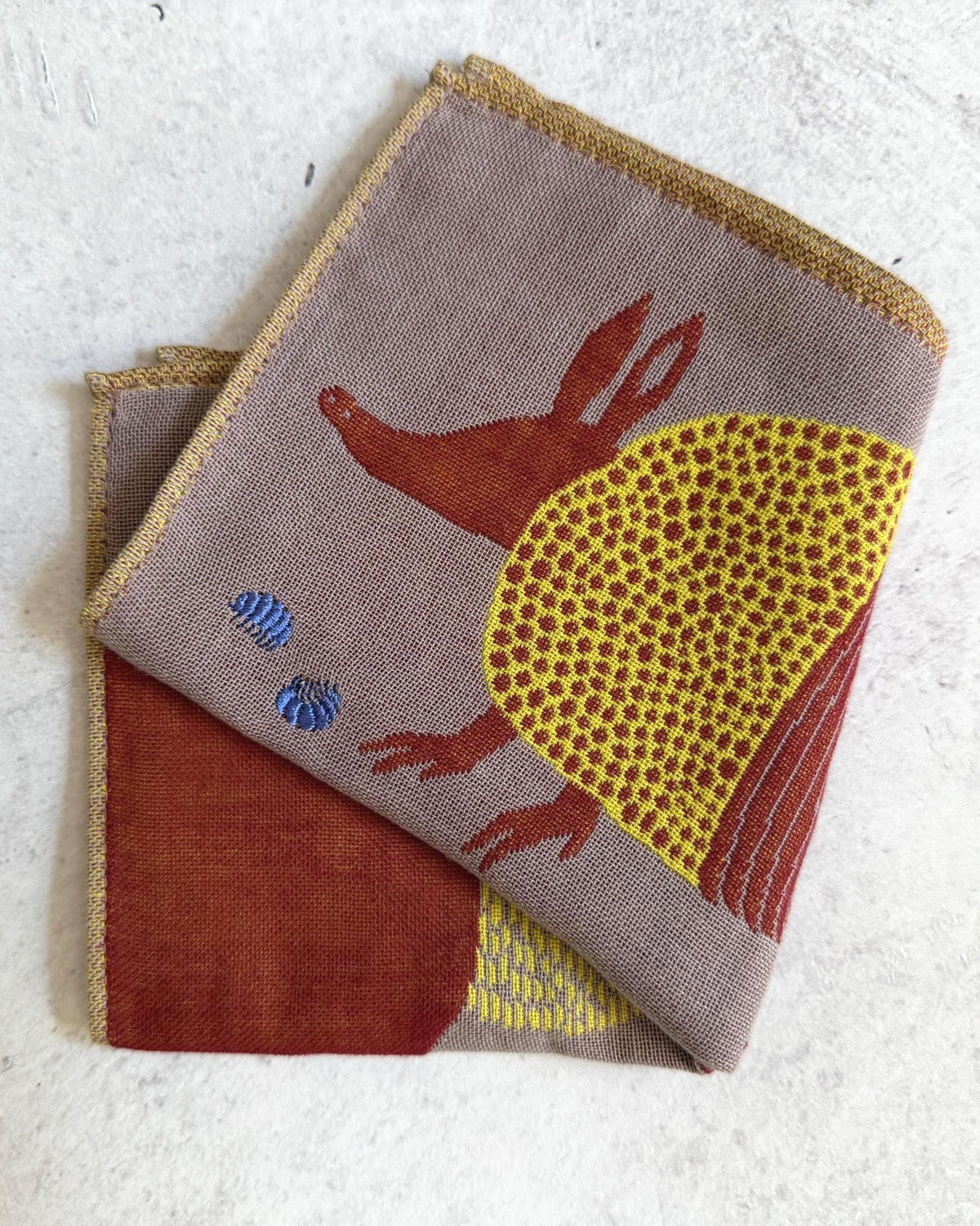 moritaMiW Gauze Handkerchief 25cm | Japanese Pocket Square | 3-Ply Gauze | Soft Lightweight Cotton
