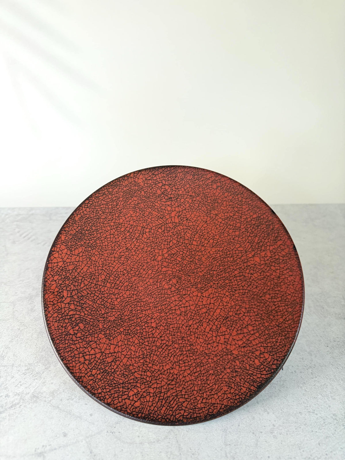 Mino-yaki Akane Odoshi Plate | Japanese Ceramic Plate | Mino Ware