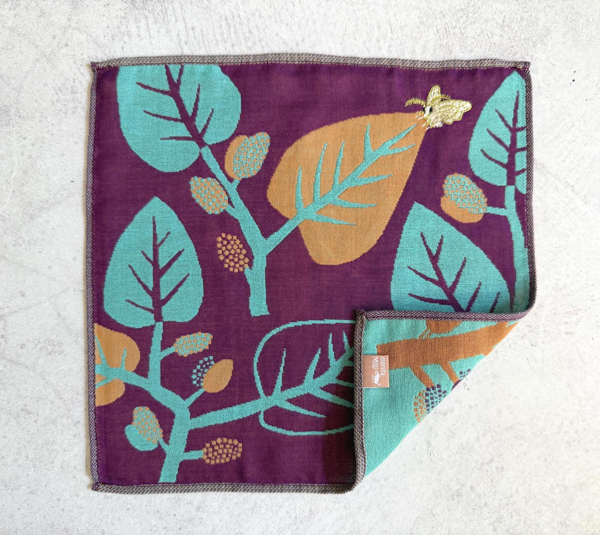 moritaMiW Gauze Handkerchief 25cm | Japanese Cotton Handkerchief | 100% Cotton Gauze Towel
