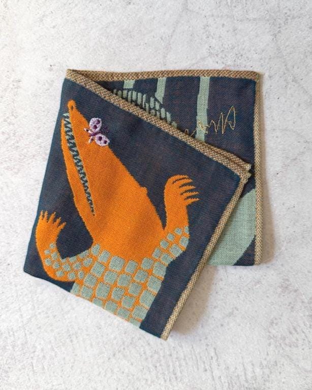 moritaMiW Gauze Handkerchief 25cm | Japanese Pocket Square | 3-Ply Gauze | Soft Lightweight Cotton