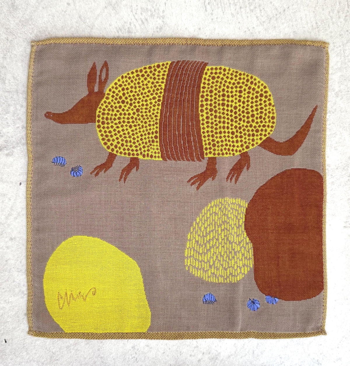 moritaMiW Gauze Handkerchief 25cm | Japanese Pocket Square | 3-Ply Gauze | Soft Lightweight Cotton